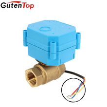 Gutentop Hot Sale Electric Ball Valve Mini Electric Valve Motor Operated Water Valve